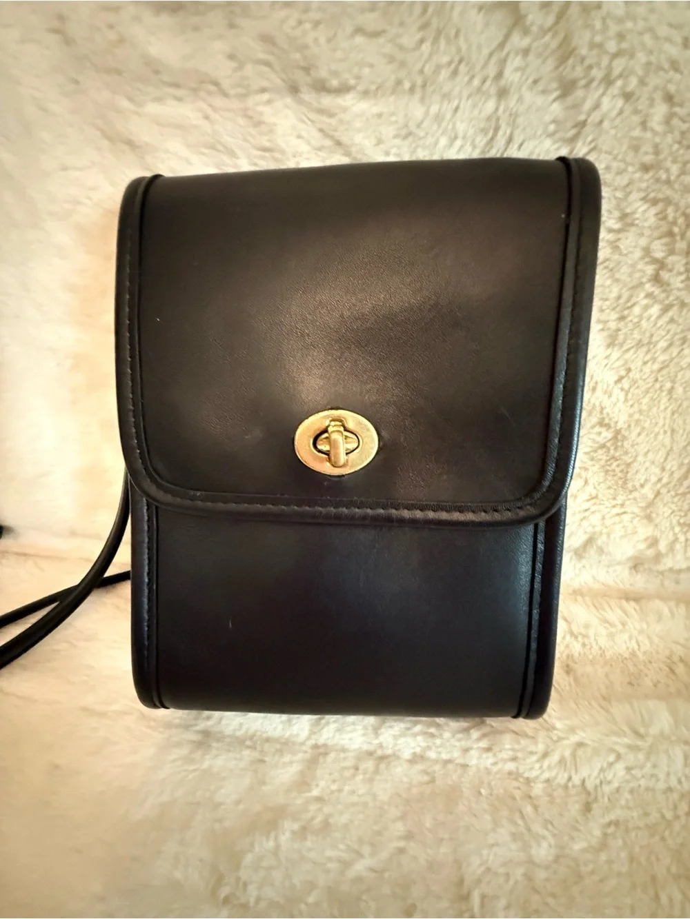 Vintage Y2K Coach Leather Scooter Bag Crossbody 9893 Made in USA - Pristine Cond